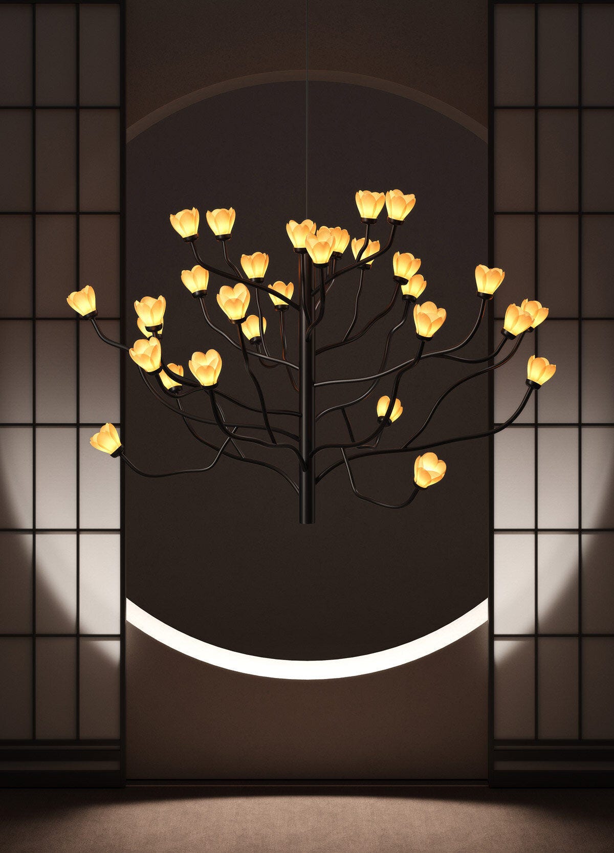 Mokuren Chandelier (CE/UK) | Lladró® Hong Kong