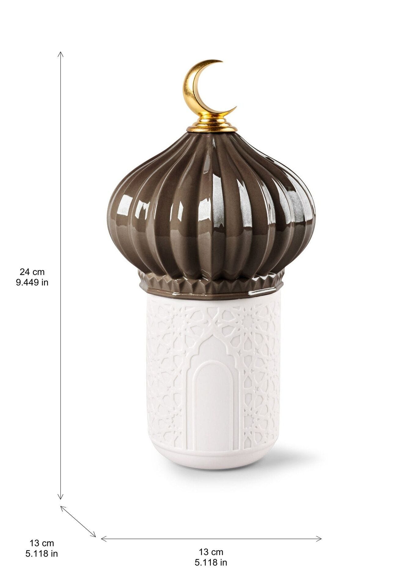 Majestic Nights candle - A Secret Orient.(brown) | Lladró® USA