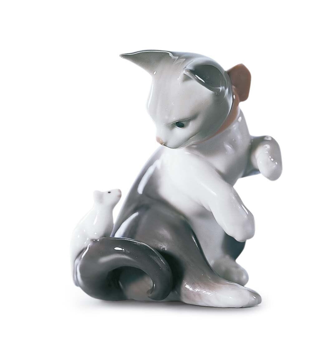Cat and Mouse Figurine - Lladro-USA