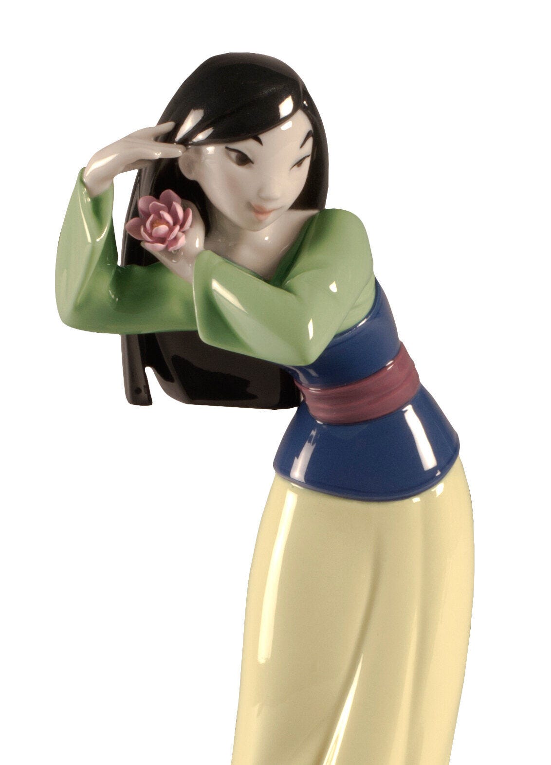 激レア★WDCC ムーラン Mulan 陶器製 フィギュア WDCC ムーラン Mulan お化粧 陶器製 フィギュア ディズニー