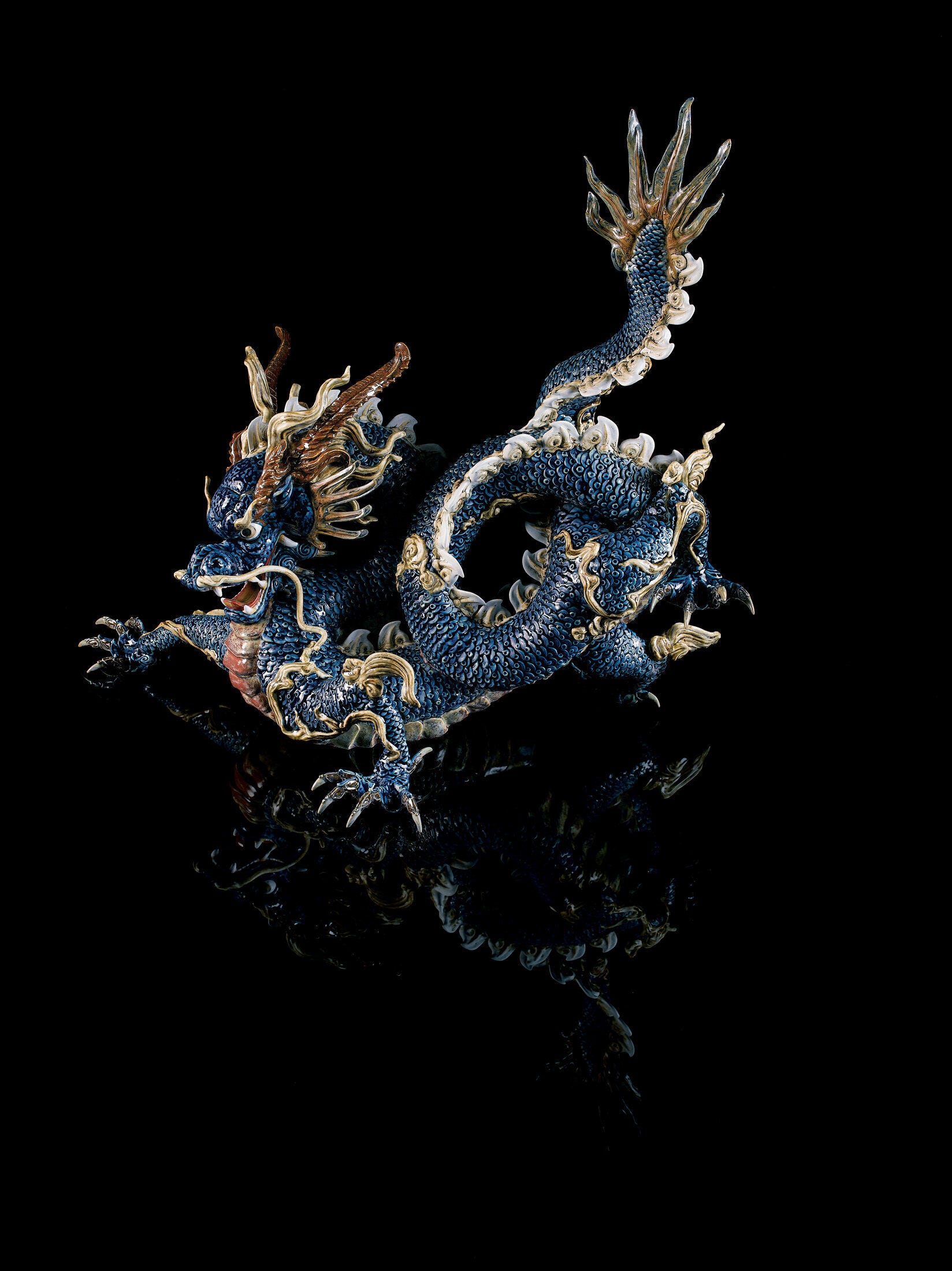 リヤドロ　ピアス　ブルー アクセサリー ピアス | リヤドロ公式オンライン