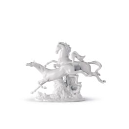 駆ける馬 (White) | リヤドロ公式オンライン