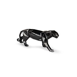 Panther Sculpture. Glazed Black | Lladró® USA