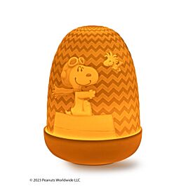 スヌーピー 陶器製ランプ SNOOPY スヌーピー ウッドストック ランプ ナイトライト PEANUTS