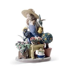 In My Garden Girl Figurine | Lladró® USA