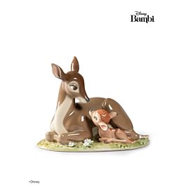 【6月２０日までの出品】リヤドロ　ナオディズニーコレクション　バンビとお母さん 6月20日までの出品】リヤドロ ナオディズニーコレクション