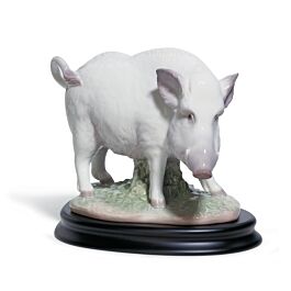 Amazon.co.jp: LLADRO リヤドロ 子豚を抱く少女 女の子 ブタ