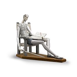 本を読むキホーテ | リヤドロ公式オンライン