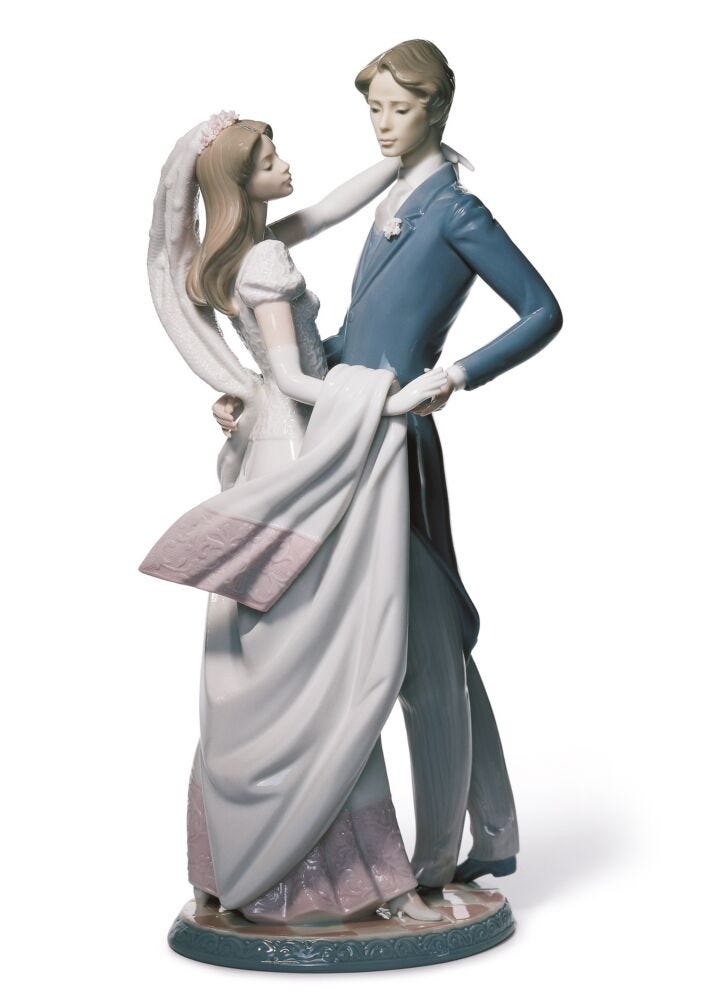 I Love You Truly Couple Figurine in Lladró