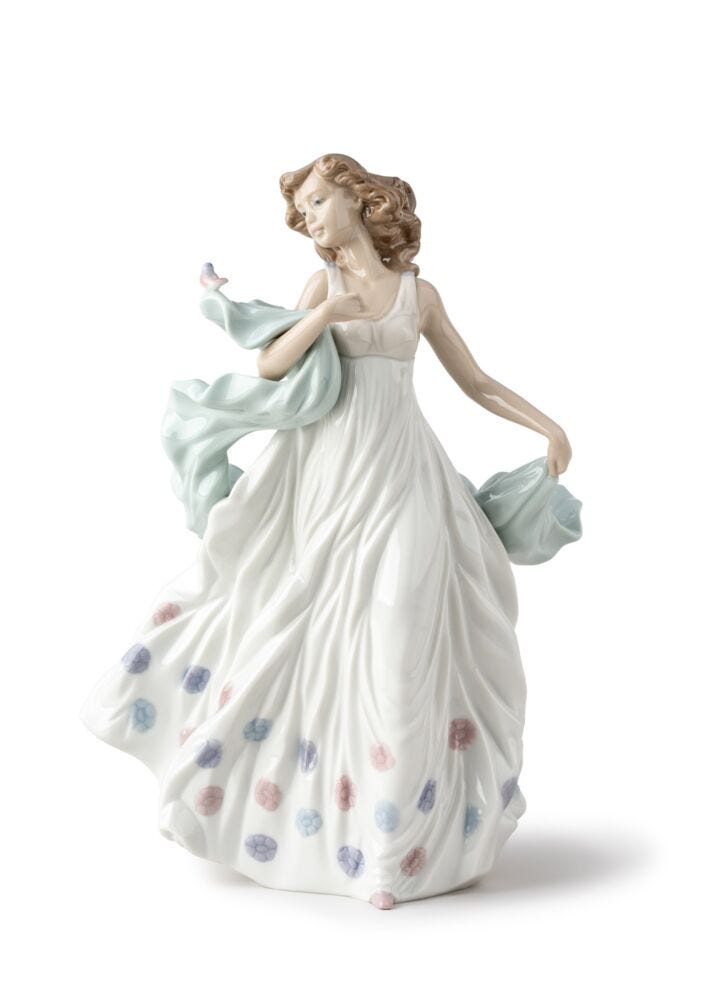 Figura Dama del ruiseñor en Lladró