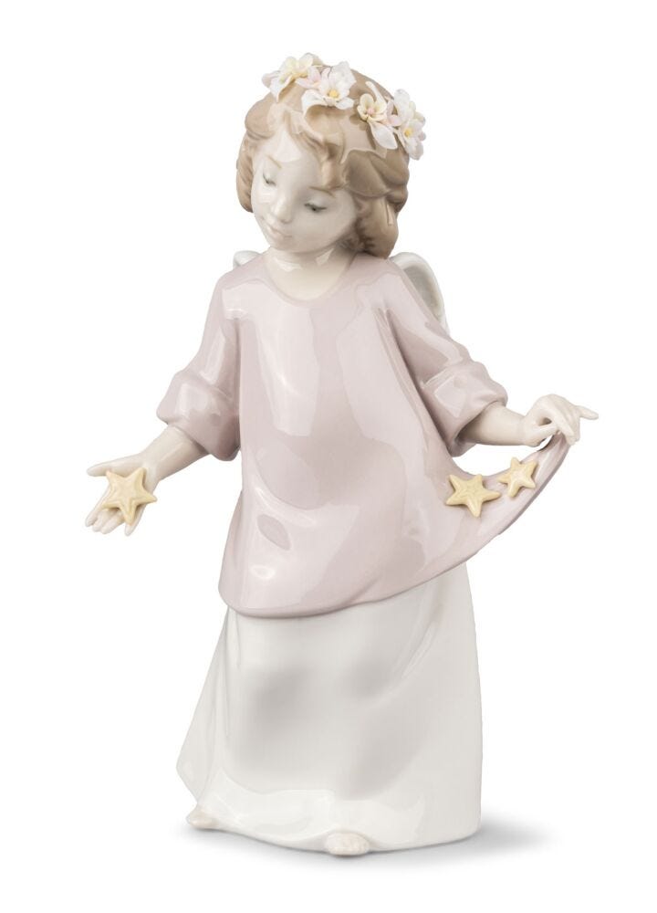Heavenly Stars Angel Figurine in Lladró