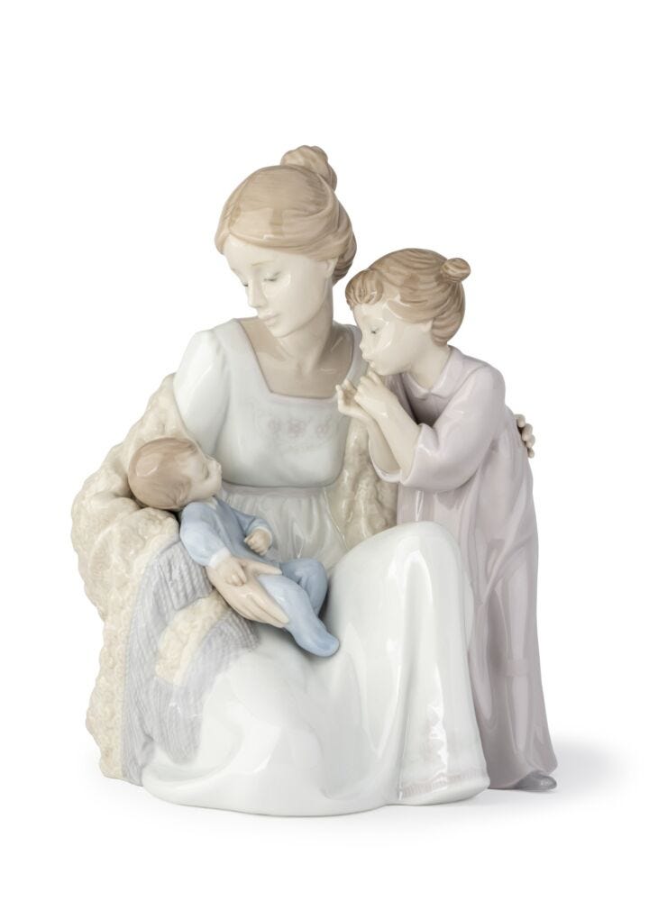 Figurina Benvenuto nella famiglia in Lladró