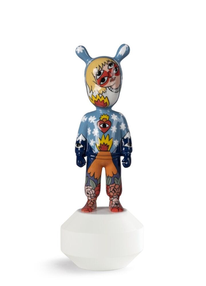 The Guest by Ricardo Cavolo Sculpture. Small Model. Numbered Edition in Lladró