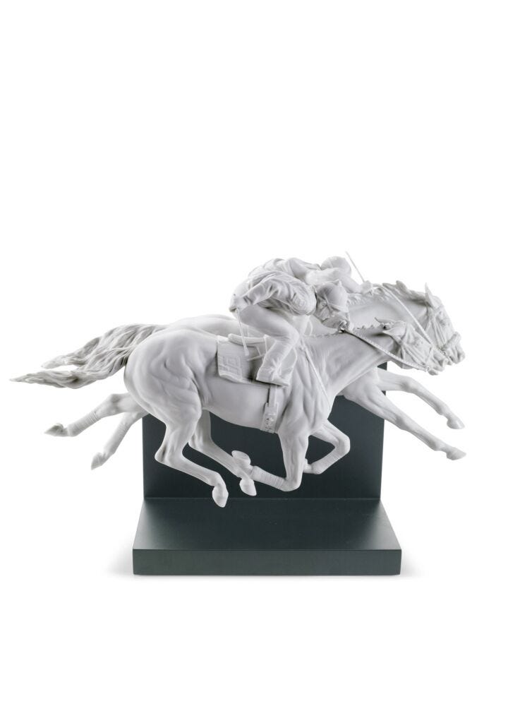 Horse Race Figurine. Limited Edition in Lladró