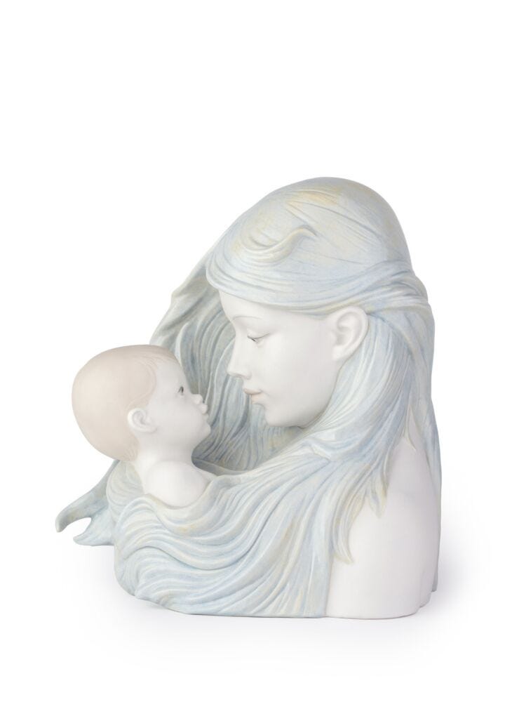 Sweet Caress Mother Figurine in Lladró