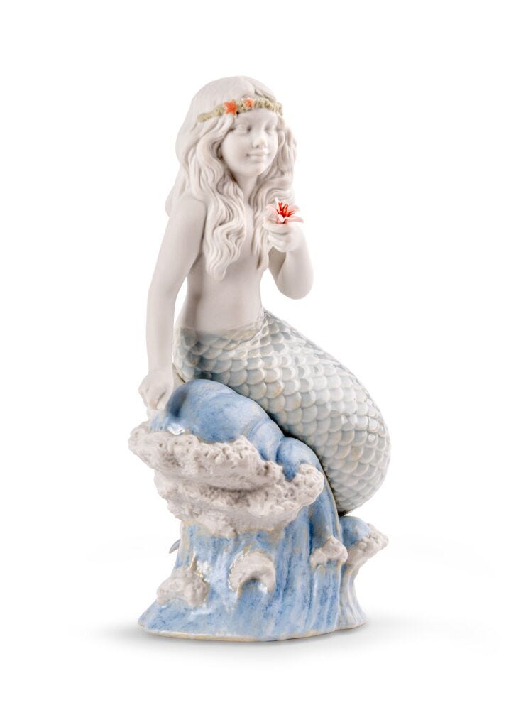 Ocean’s Little Mermaid Figurine in Lladró