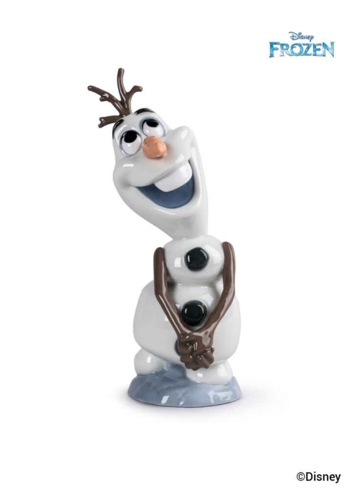 Olaf Figurine in Lladró