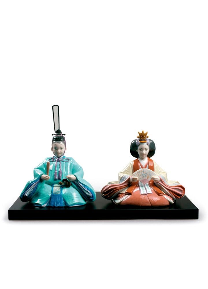Hinamatsuri Festival Figurine in Lladró