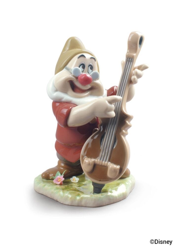 Doc Snow White Dwarf Figurine in Lladró