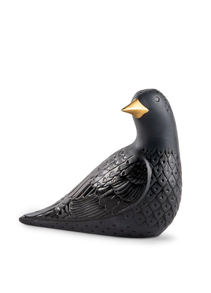 Starling II Figurine. Black in Lladró