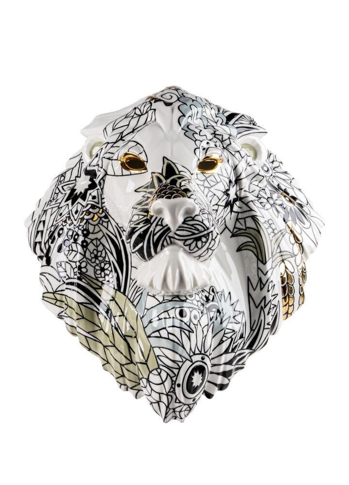 Lion Mask / Wild Nature. Limited Edition in Lladró