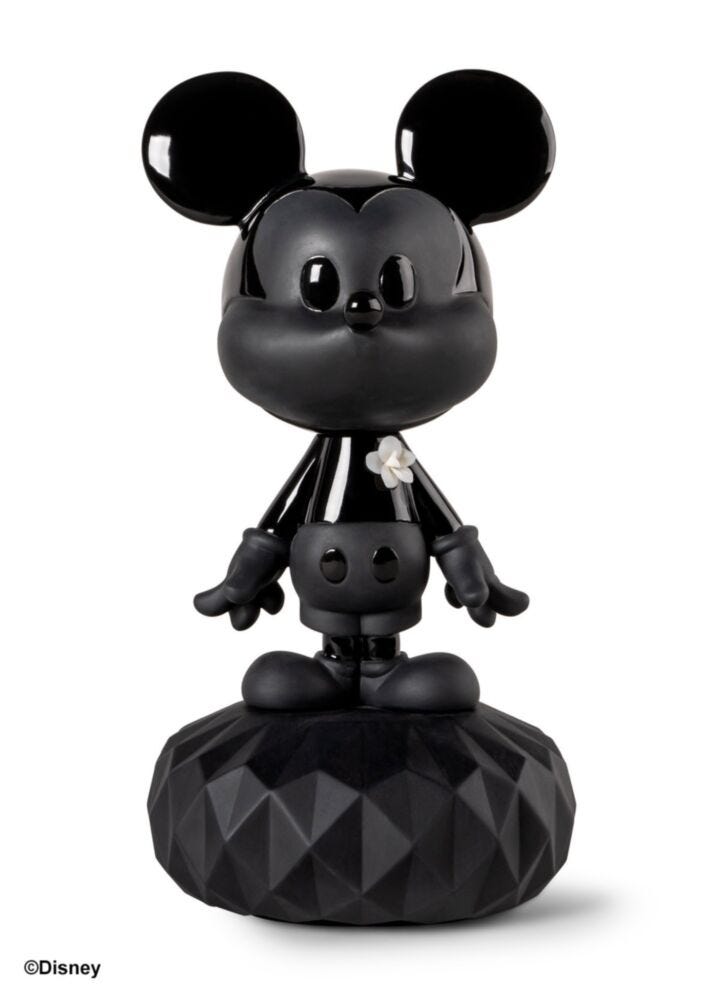 Escultura Mickey™ Total Black en Lladró