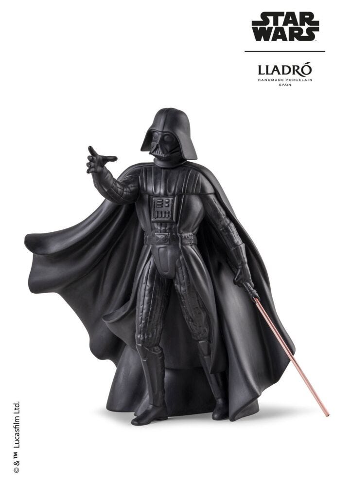 Darth Vader™ (black) Sculpture in Lladró