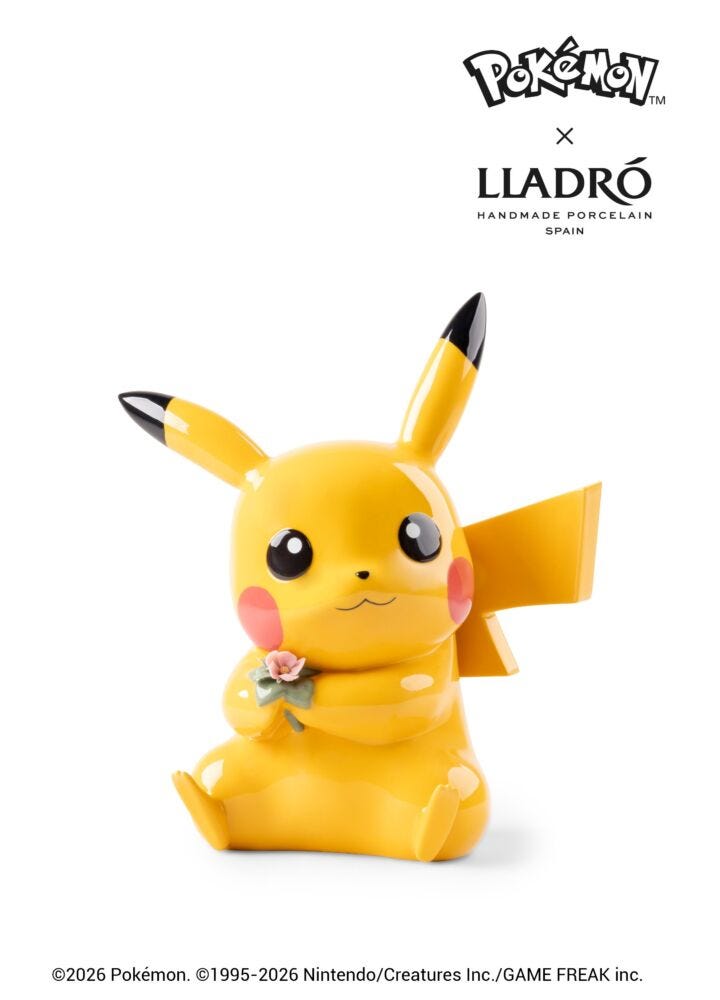 Pikachu™ Sculpture. Numbered Edition in Lladró