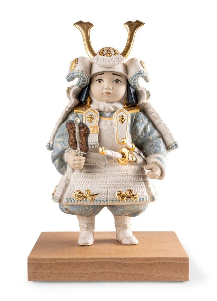 若武者(白糸威鎧) =Limited Edition= in Lladró