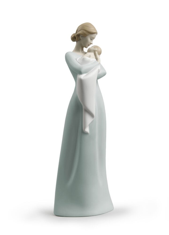 A Mother's Embrace Figurine in Lladró