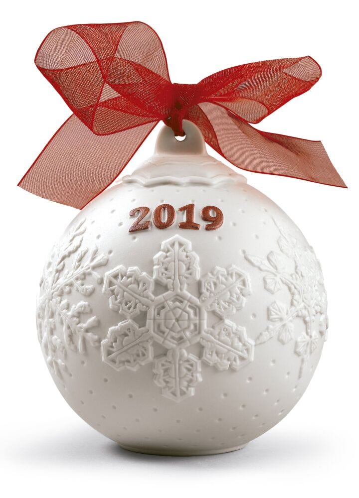 2019 Christmas ball. Red in Lladró