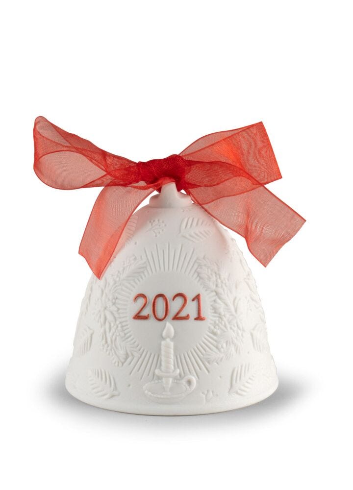 Campana di Natale 2021 (Re-Deco rosso) in Lladró