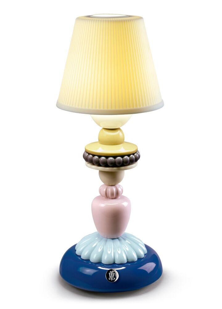 Sunflower Firefly wireless lamp. Blue in Lladró