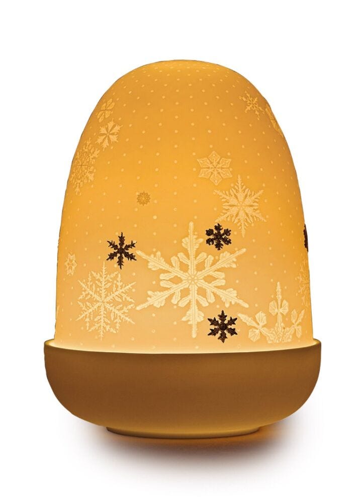 Snowflakes Dome Table Lamp in Lladró
