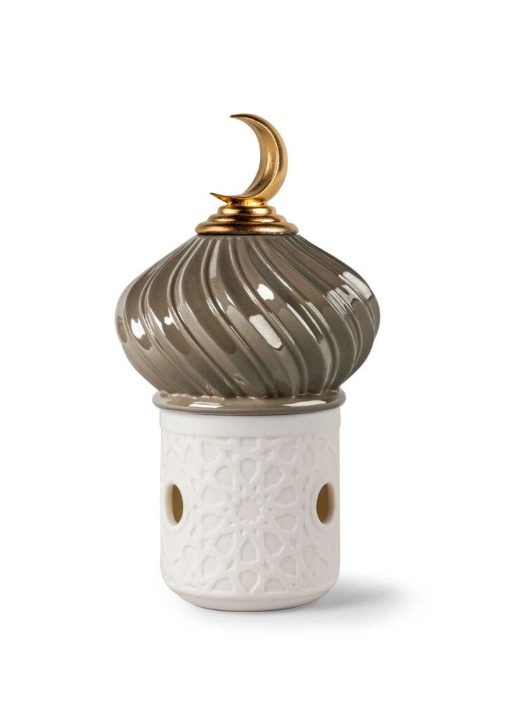 Majestic Nights incense diffuser (dark brown) in Lladró