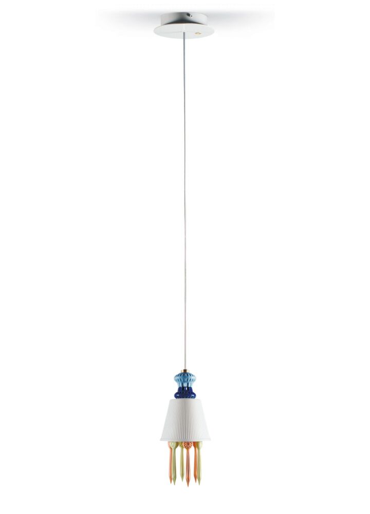 Belle de Nuit Ceiling Lamp with Lithophane and Tears in Lladró