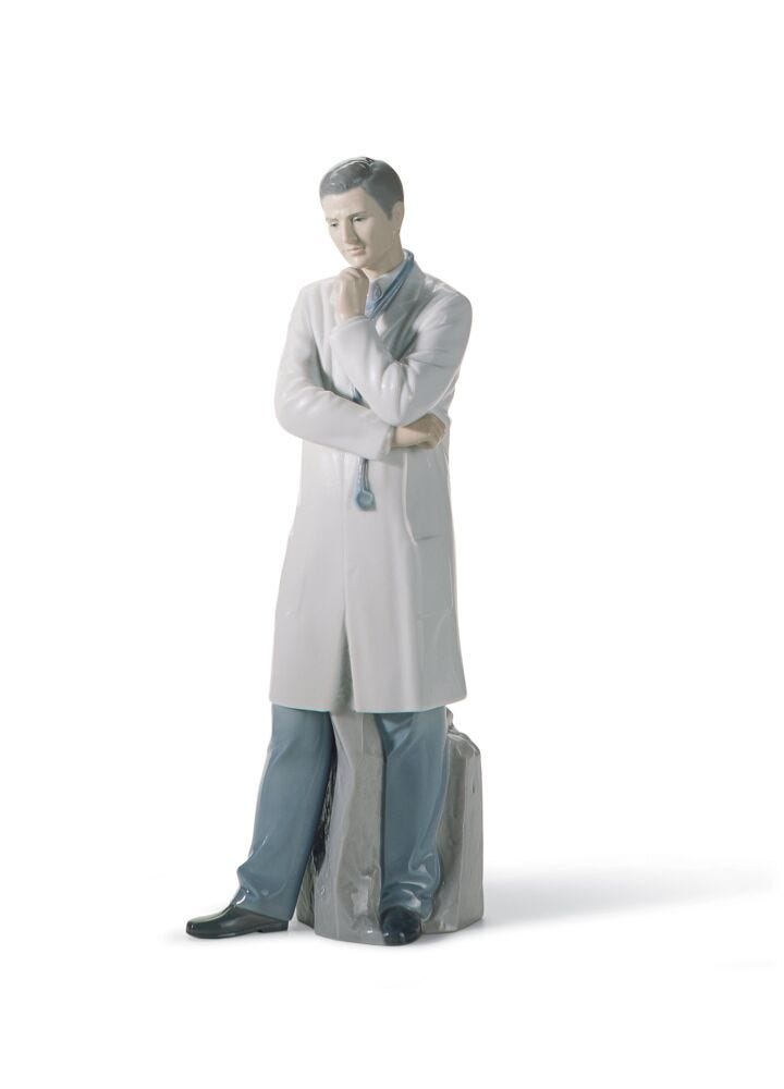 Male Doctor Figurine in Lladró