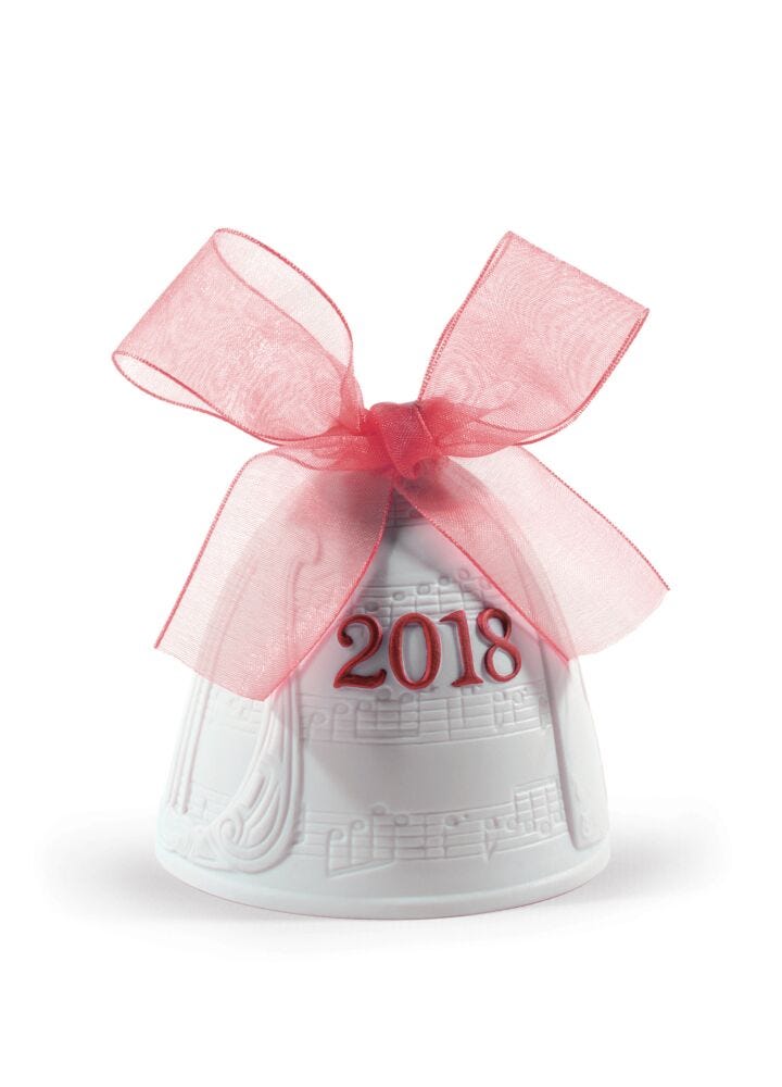 2018 Christmas Bell. Red Lustre in Lladró