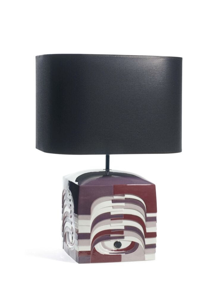 Estratos - Small lamp -burgundy (CE) in Lladró