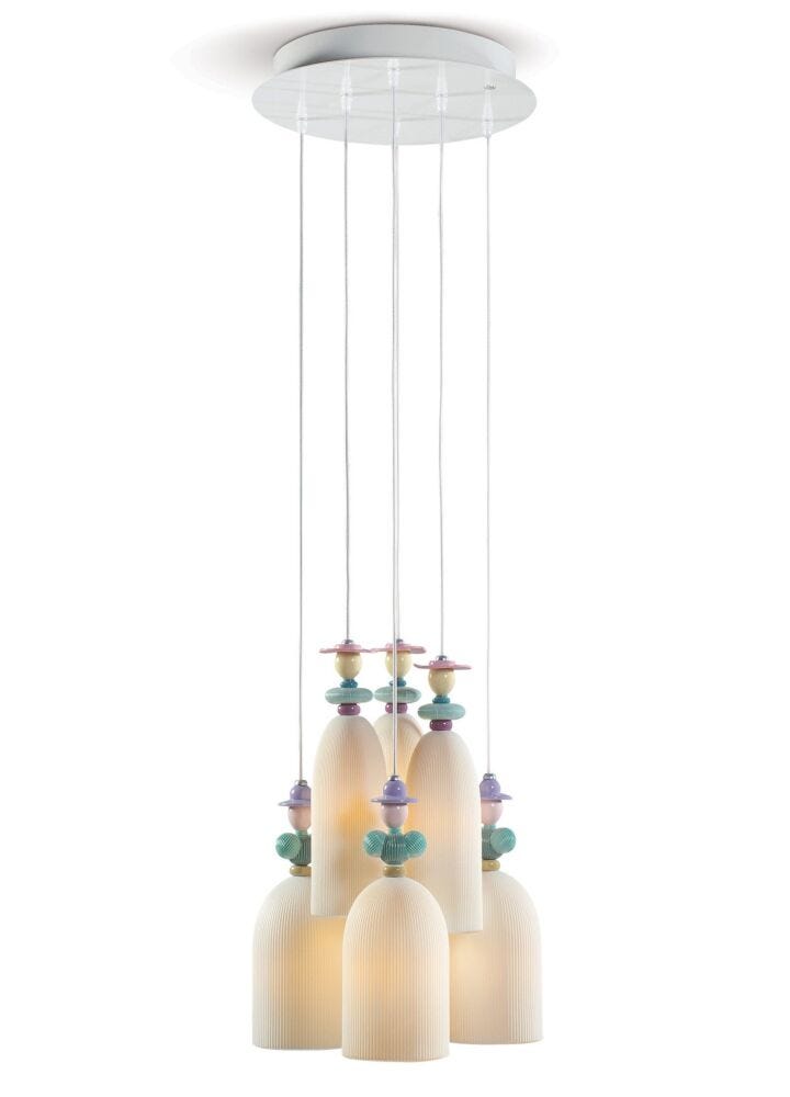 Mademoiselle 6 Lights Gathering in The Lawn Ceiling Lamp in Lladró