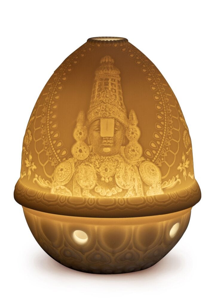 Lord Balaji Lithophane in Lladró