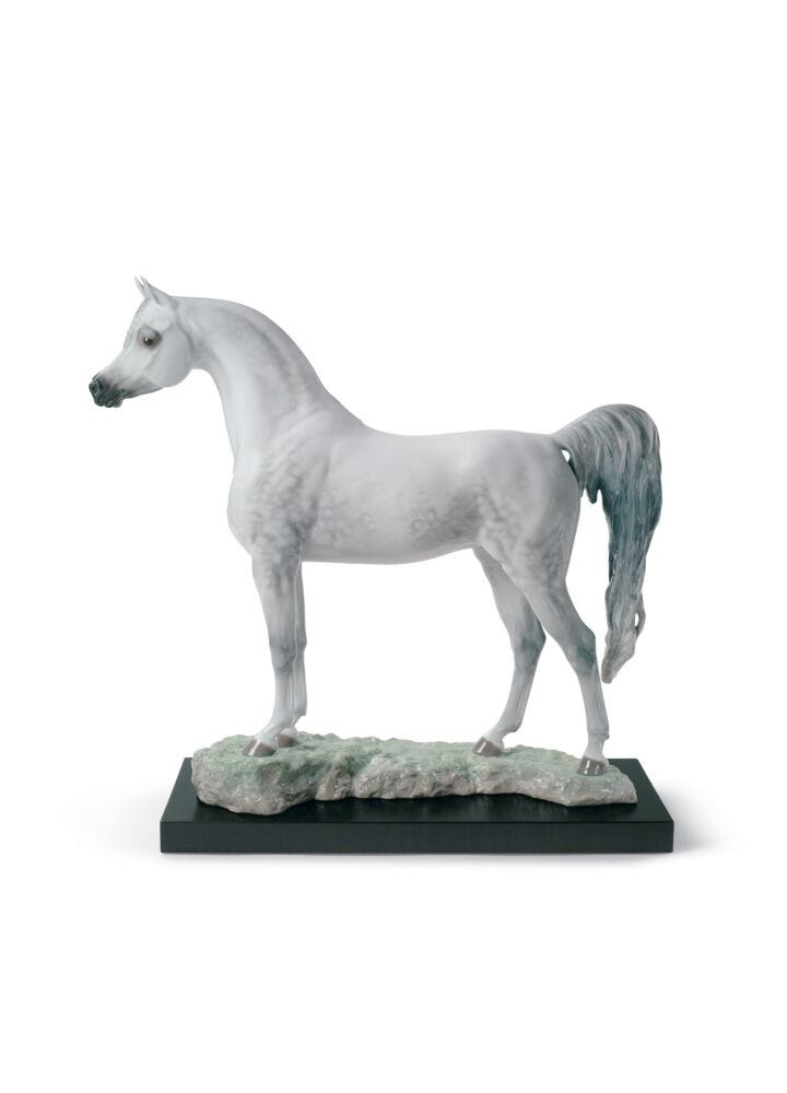 Arabian Pure Breed Horse Figurine. Limited Edition in Lladró