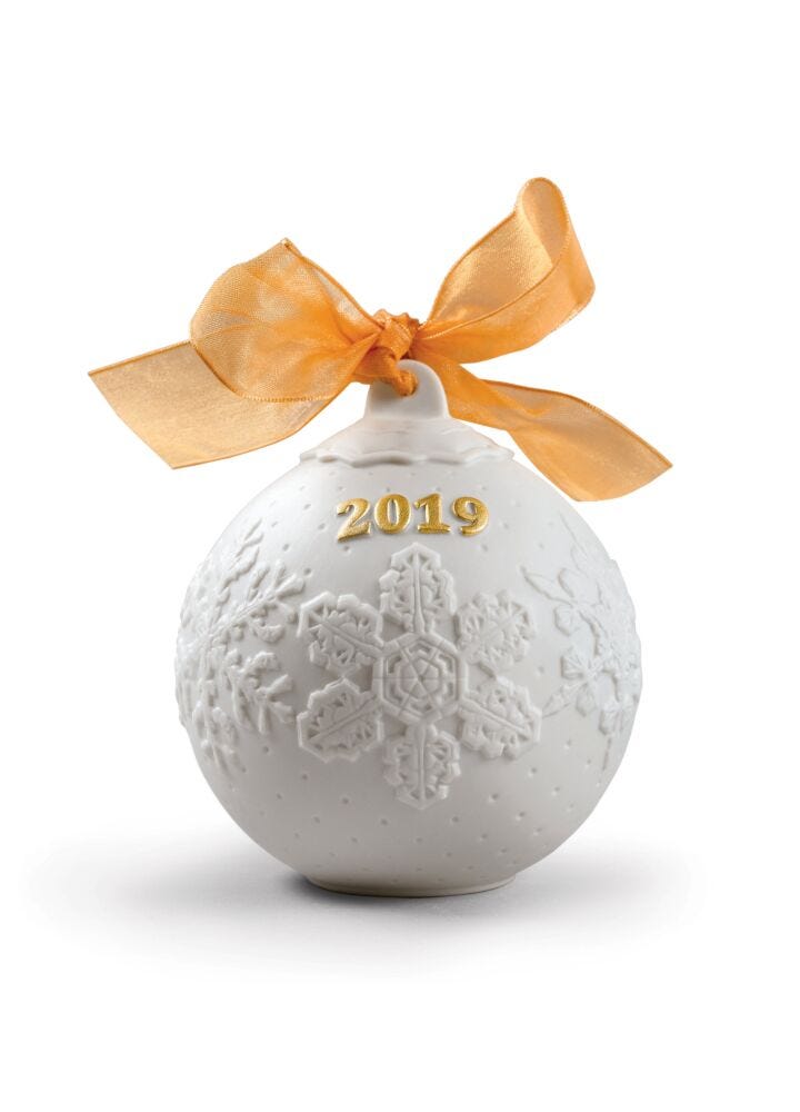 2019 Christmas ball. Golden Luster in Lladró