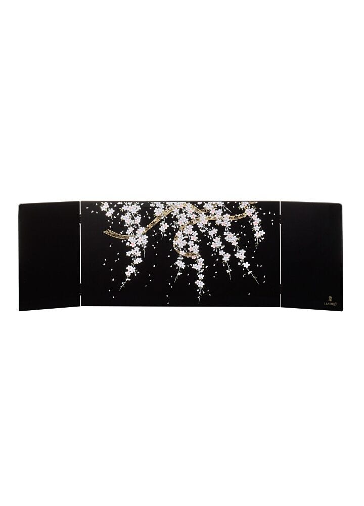 バックボード横（大／漆・桜） in Lladró