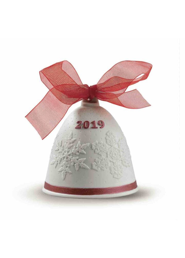 2019 Christmas bell. Red in Lladró