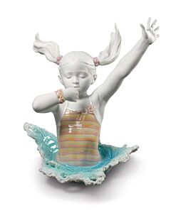 A New Treasure Girl Figurine - Lladro-USA