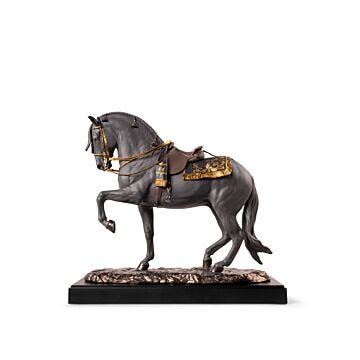 Spanish pure breed Sculpture. Black. Limited Edition in Lladró