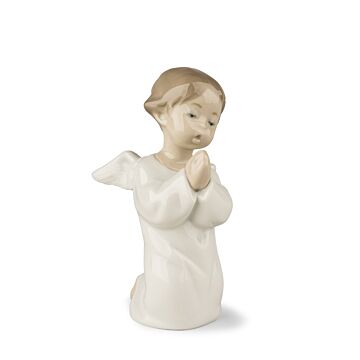 Angel Praying Figurine in Lladró