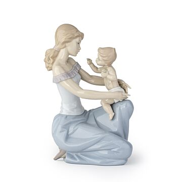 One for You one for Me Mother Figurine in Lladró