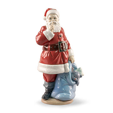 Santa is here Sculpture in Lladró